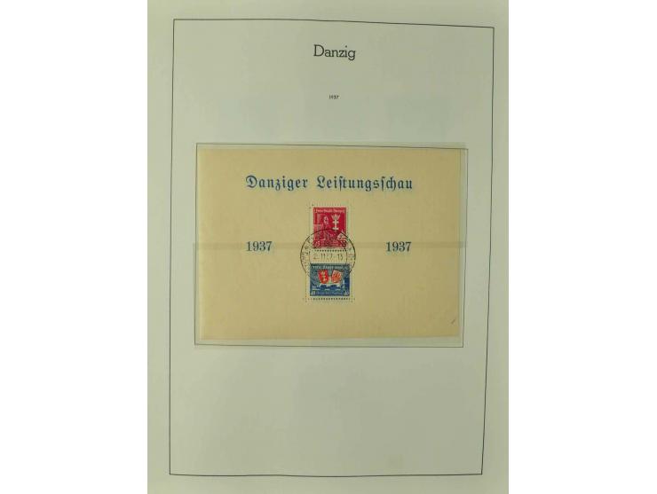 1920/39, postfrische, ungebrauchte und etwas gestempelte Sammlung mit Dienst, Porto und Port Gdansk, dabei gute und postfrisc