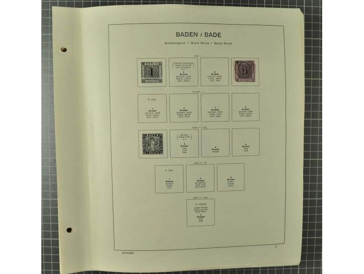 1850/2001 (ca.), postfrischer, anfangs gestempelter und ungebrauchter Sammlungsbestand, dabei Bund und Berlin postfrisch mit 