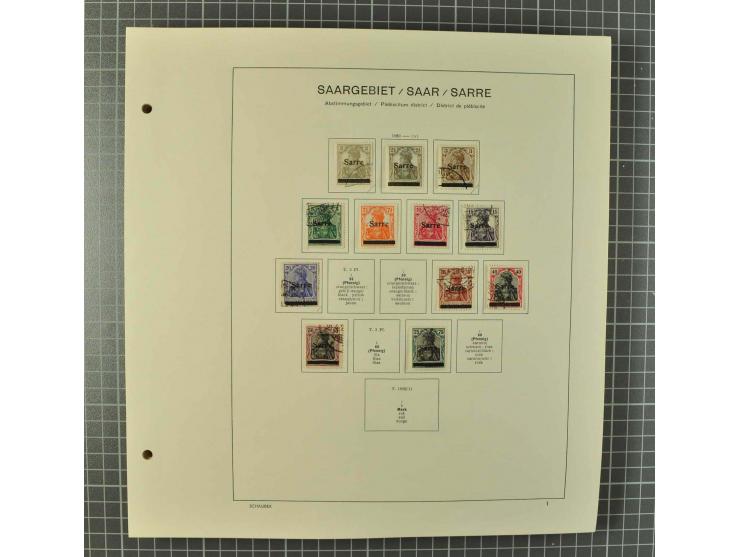 1850/2001 (ca.), postfrischer, anfangs gestempelter und ungebrauchter Sammlungsbestand, dabei Bund und Berlin postfrisch mit 