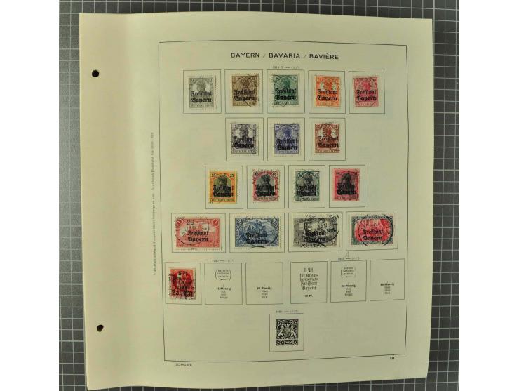 1850/2001 (ca.), postfrischer, anfangs gestempelter und ungebrauchter Sammlungsbestand, dabei Bund und Berlin postfrisch mit 