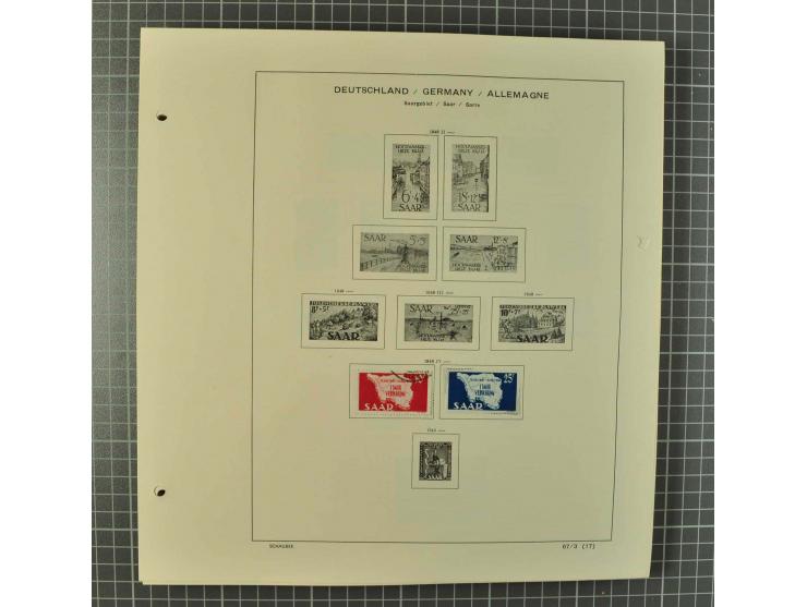 1850/2001 (ca.), postfrischer, anfangs gestempelter und ungebrauchter Sammlungsbestand, dabei Bund und Berlin postfrisch mit 