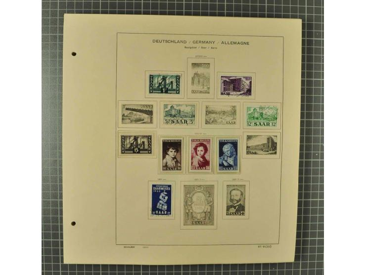 1850/2001 (ca.), postfrischer, anfangs gestempelter und ungebrauchter Sammlungsbestand, dabei Bund und Berlin postfrisch mit 