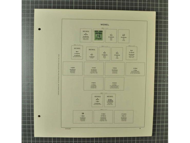 1850/2001 (ca.), postfrischer, anfangs gestempelter und ungebrauchter Sammlungsbestand, dabei Bund und Berlin postfrisch mit 