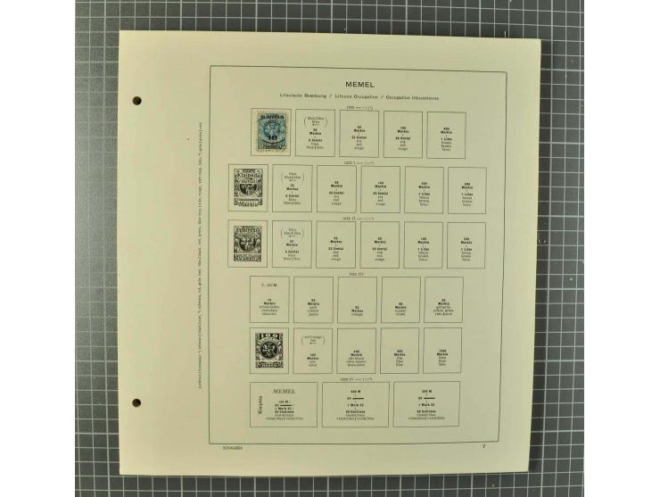 1850/2001 (ca.), postfrischer, anfangs gestempelter und ungebrauchter Sammlungsbestand, dabei Bund und Berlin postfrisch mit 