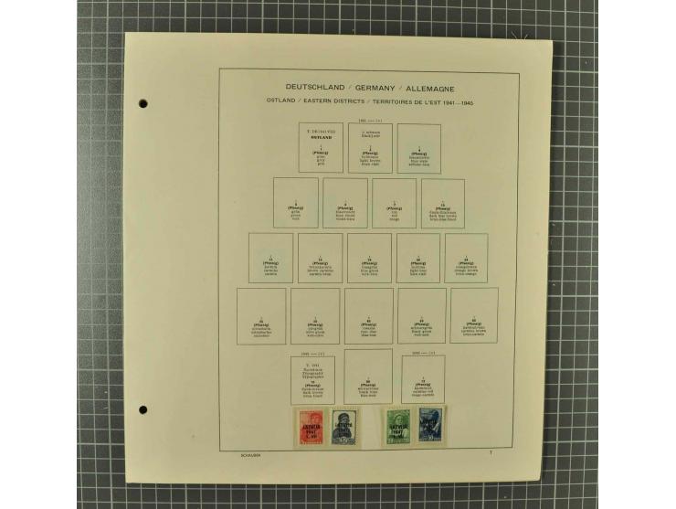 1850/2001 (ca.), postfrischer, anfangs gestempelter und ungebrauchter Sammlungsbestand, dabei Bund und Berlin postfrisch mit 
