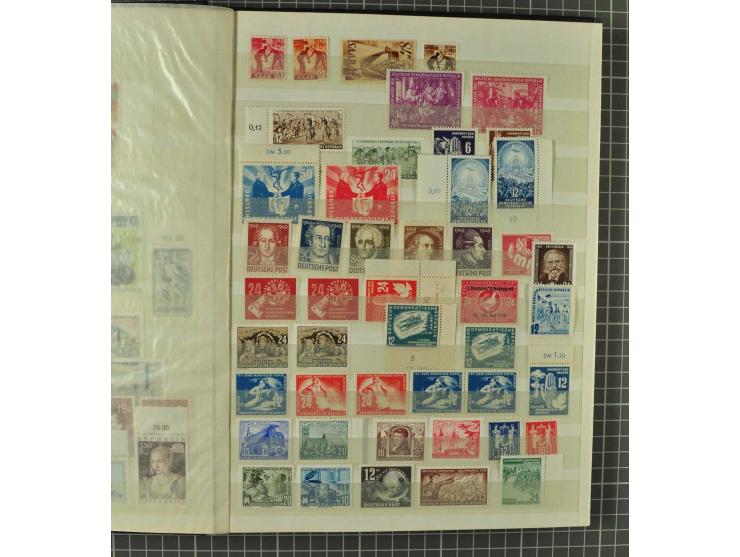 1850/2001 (ca.), postfrischer, anfangs gestempelter und ungebrauchter Sammlungsbestand, dabei Bund und Berlin postfrisch mit 