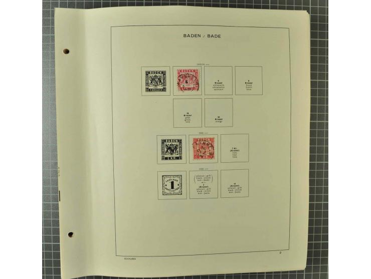 1850/2001 (ca.), postfrischer, anfangs gestempelter und ungebrauchter Sammlungsbestand, dabei Bund und Berlin postfrisch mit 