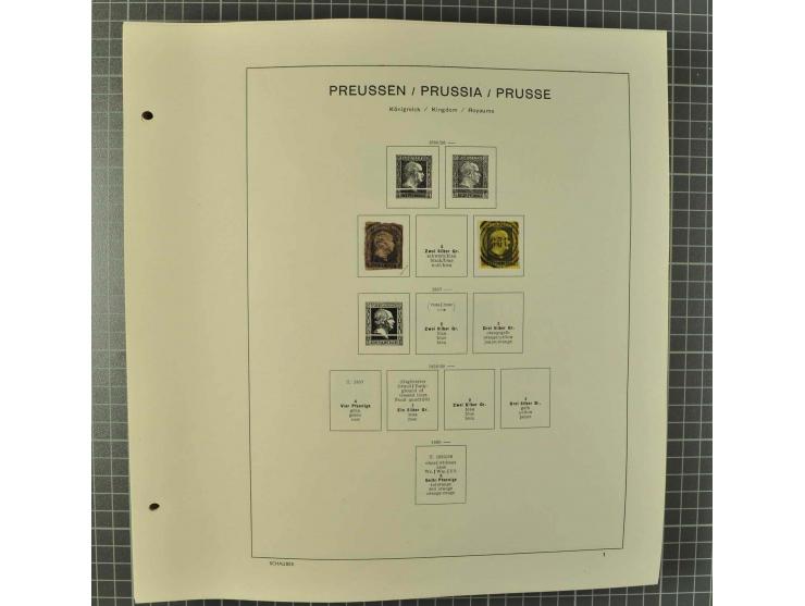 1850/2001 (ca.), postfrischer, anfangs gestempelter und ungebrauchter Sammlungsbestand, dabei Bund und Berlin postfrisch mit 