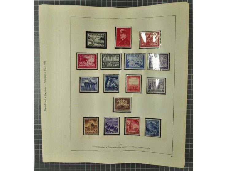 1850/2001 (ca.), postfrischer, anfangs gestempelter und ungebrauchter Sammlungsbestand, dabei Bund und Berlin postfrisch mit 