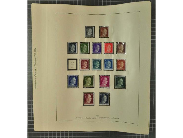 1850/2001 (ca.), postfrischer, anfangs gestempelter und ungebrauchter Sammlungsbestand, dabei Bund und Berlin postfrisch mit 