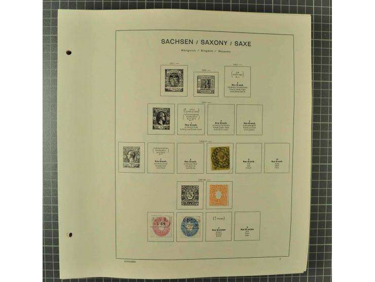 1850/2001 (ca.), postfrischer, anfangs gestempelter und ungebrauchter Sammlungsbestand, dabei Bund und Berlin postfrisch mit 