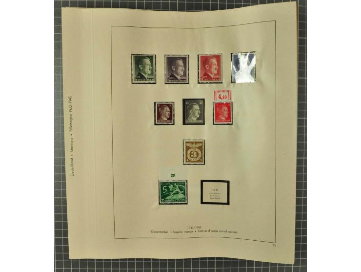 1850/2001 (ca.), postfrischer, anfangs gestempelter und ungebrauchter Sammlungsbestand, dabei Bund und Berlin postfrisch mit 