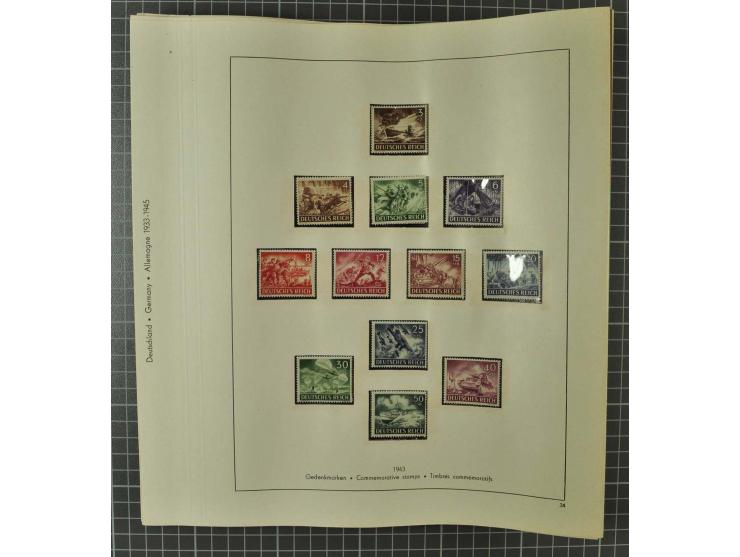 1850/2001 (ca.), postfrischer, anfangs gestempelter und ungebrauchter Sammlungsbestand, dabei Bund und Berlin postfrisch mit 