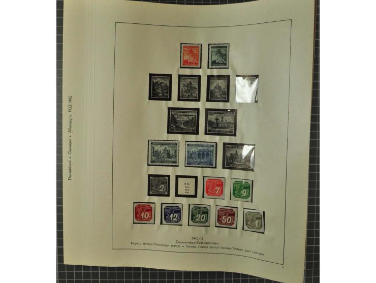 1850/2001 (ca.), postfrischer, anfangs gestempelter und ungebrauchter Sammlungsbestand, dabei Bund und Berlin postfrisch mit 