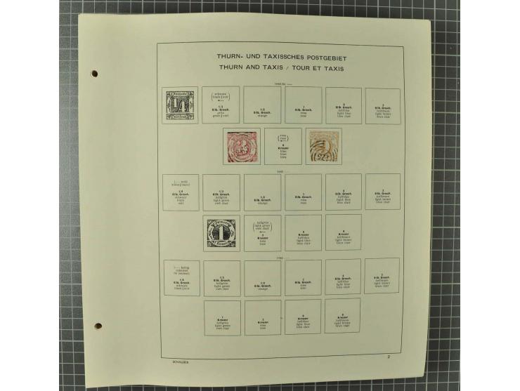 1850/2001 (ca.), postfrischer, anfangs gestempelter und ungebrauchter Sammlungsbestand, dabei Bund und Berlin postfrisch mit 
