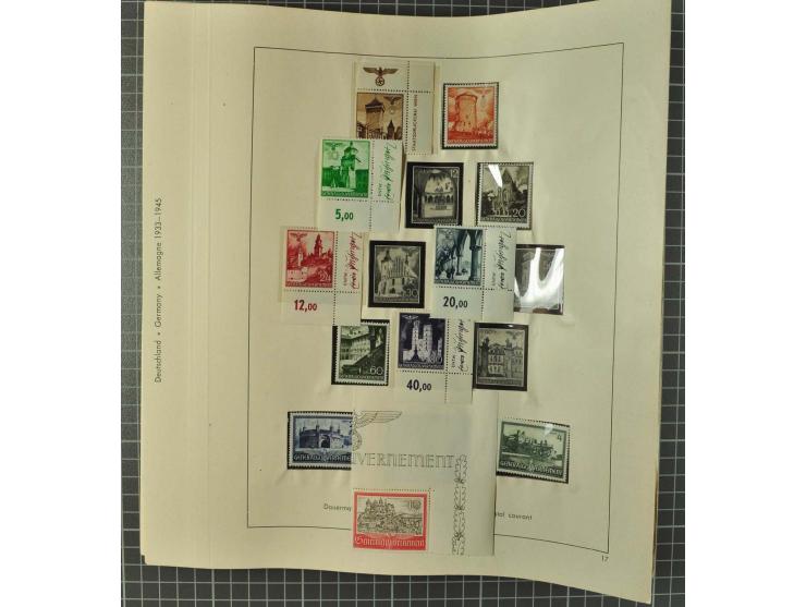 1850/2001 (ca.), postfrischer, anfangs gestempelter und ungebrauchter Sammlungsbestand, dabei Bund und Berlin postfrisch mit 