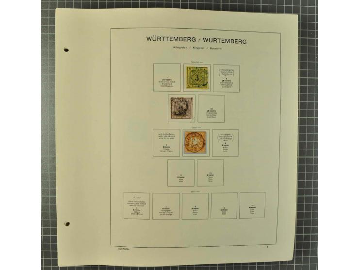1850/2001 (ca.), postfrischer, anfangs gestempelter und ungebrauchter Sammlungsbestand, dabei Bund und Berlin postfrisch mit 