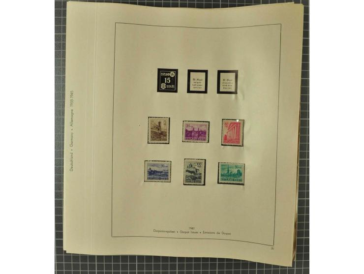 1850/2001 (ca.), postfrischer, anfangs gestempelter und ungebrauchter Sammlungsbestand, dabei Bund und Berlin postfrisch mit 