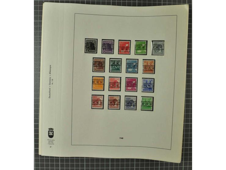 1850/2001 (ca.), postfrischer, anfangs gestempelter und ungebrauchter Sammlungsbestand, dabei Bund und Berlin postfrisch mit 