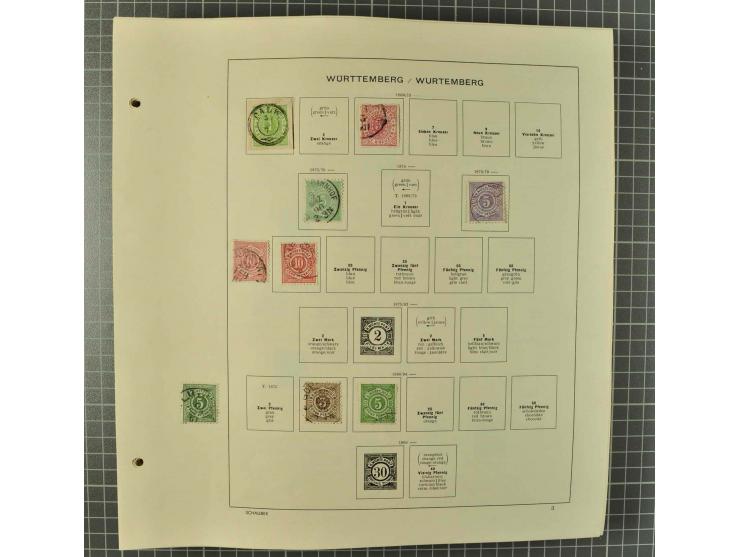 1850/2001 (ca.), postfrischer, anfangs gestempelter und ungebrauchter Sammlungsbestand, dabei Bund und Berlin postfrisch mit 