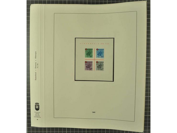 1850/2001 (ca.), postfrischer, anfangs gestempelter und ungebrauchter Sammlungsbestand, dabei Bund und Berlin postfrisch mit 
