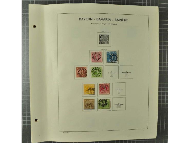 1850/2001 (ca.), postfrischer, anfangs gestempelter und ungebrauchter Sammlungsbestand, dabei Bund und Berlin postfrisch mit 