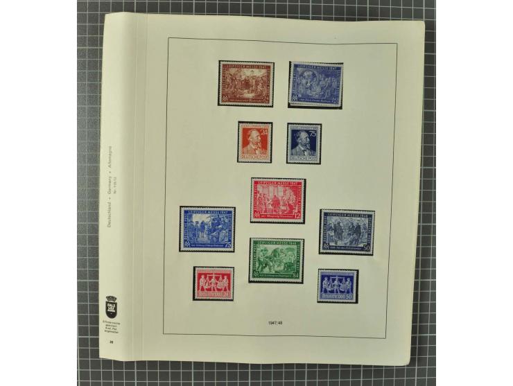 1850/2001 (ca.), postfrischer, anfangs gestempelter und ungebrauchter Sammlungsbestand, dabei Bund und Berlin postfrisch mit 