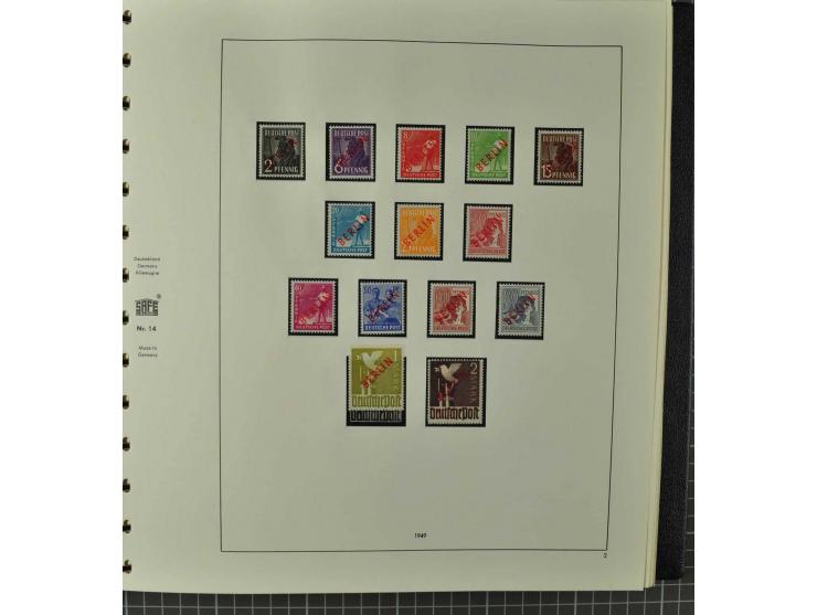 1850/2001 (ca.), postfrischer, anfangs gestempelter und ungebrauchter Sammlungsbestand, dabei Bund und Berlin postfrisch mit 