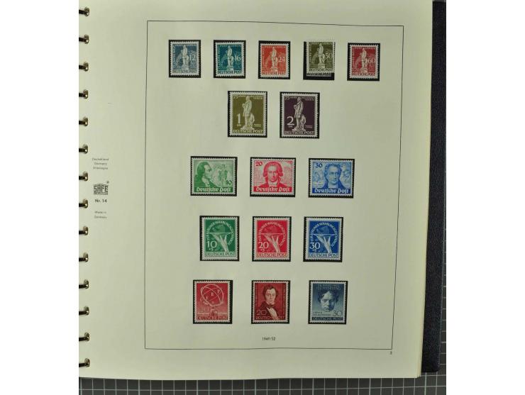 1850/2001 (ca.), postfrischer, anfangs gestempelter und ungebrauchter Sammlungsbestand, dabei Bund und Berlin postfrisch mit 