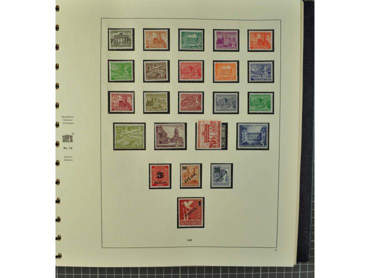 1850/2001 (ca.), postfrischer, anfangs gestempelter und ungebrauchter Sammlungsbestand, dabei Bund und Berlin postfrisch mit 