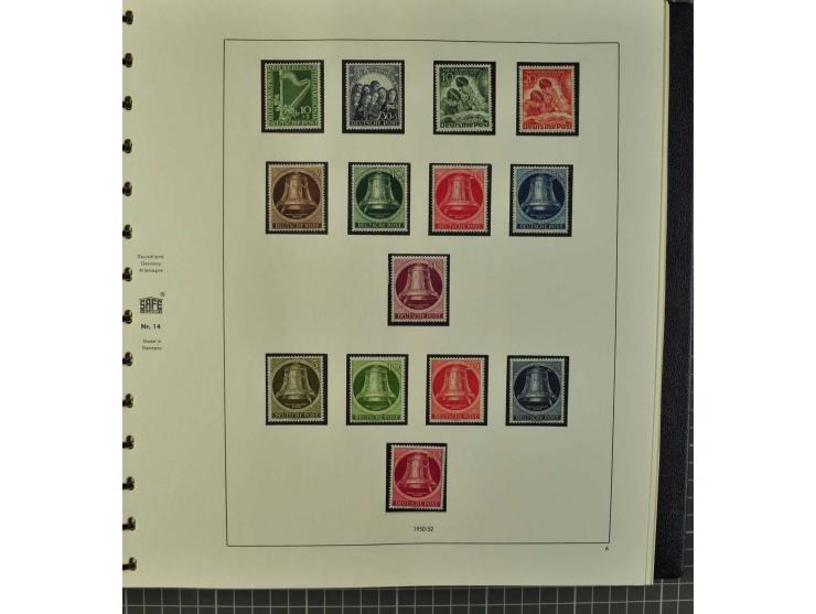 1850/2001 (ca.), postfrischer, anfangs gestempelter und ungebrauchter Sammlungsbestand, dabei Bund und Berlin postfrisch mit 