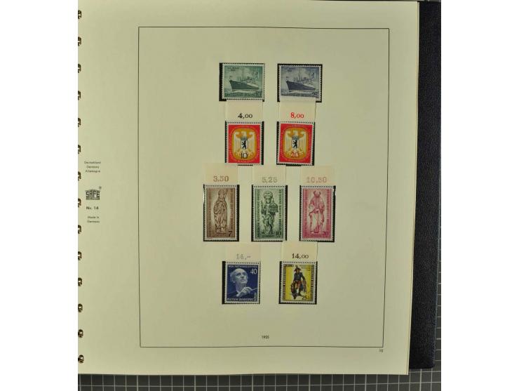 1850/2001 (ca.), postfrischer, anfangs gestempelter und ungebrauchter Sammlungsbestand, dabei Bund und Berlin postfrisch mit 