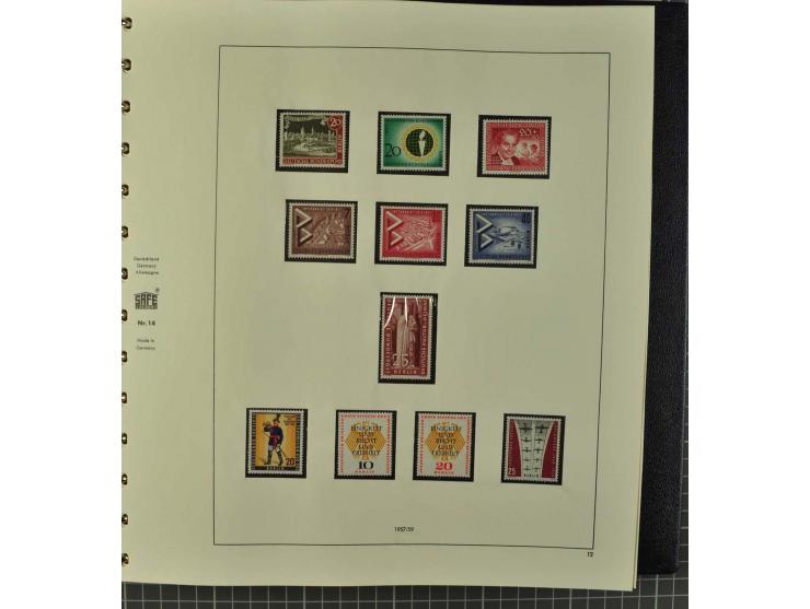 1850/2001 (ca.), postfrischer, anfangs gestempelter und ungebrauchter Sammlungsbestand, dabei Bund und Berlin postfrisch mit 