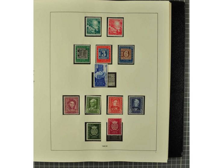 1850/2001 (ca.), postfrischer, anfangs gestempelter und ungebrauchter Sammlungsbestand, dabei Bund und Berlin postfrisch mit 