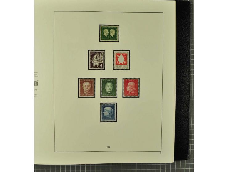 1850/2001 (ca.), postfrischer, anfangs gestempelter und ungebrauchter Sammlungsbestand, dabei Bund und Berlin postfrisch mit 