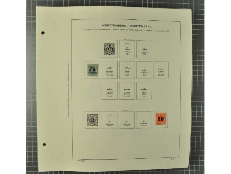 1850/2001 (ca.), postfrischer, anfangs gestempelter und ungebrauchter Sammlungsbestand, dabei Bund und Berlin postfrisch mit 