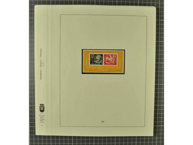 1850/2001 (ca.), postfrischer, anfangs gestempelter und ungebrauchter Sammlungsbestand, dabei Bund und Berlin postfrisch mit 