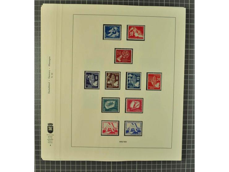 1850/2001 (ca.), postfrischer, anfangs gestempelter und ungebrauchter Sammlungsbestand, dabei Bund und Berlin postfrisch mit 