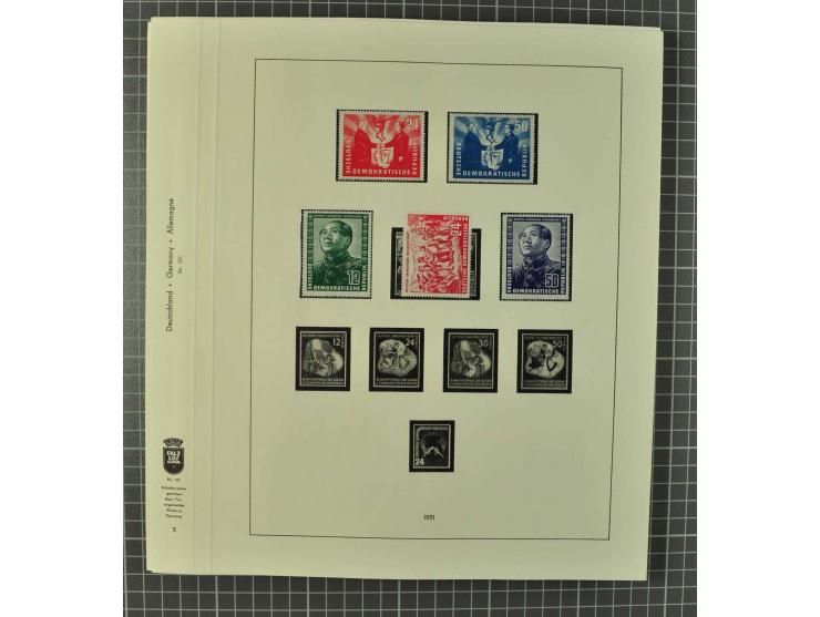 1850/2001 (ca.), postfrischer, anfangs gestempelter und ungebrauchter Sammlungsbestand, dabei Bund und Berlin postfrisch mit 