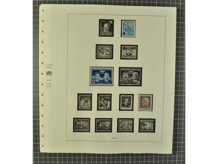 1850/2001 (ca.), postfrischer, anfangs gestempelter und ungebrauchter Sammlungsbestand, dabei Bund und Berlin postfrisch mit 