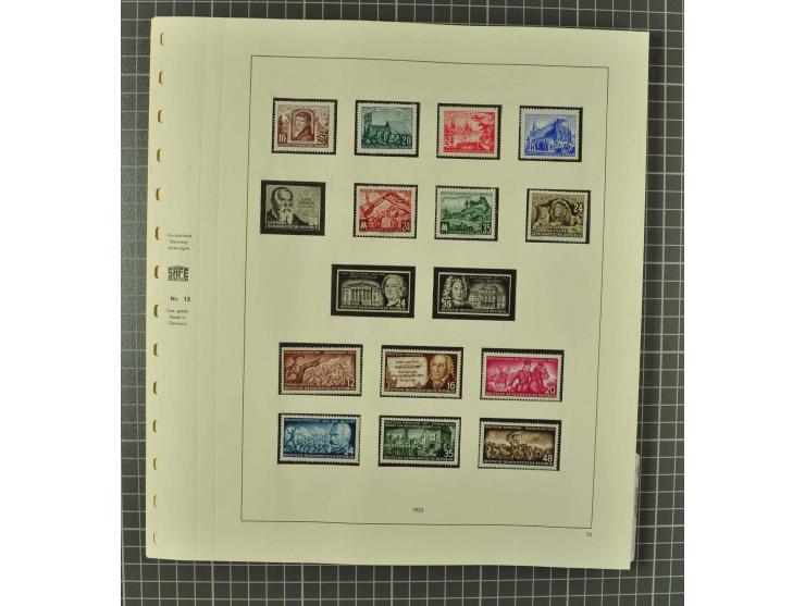 1850/2001 (ca.), postfrischer, anfangs gestempelter und ungebrauchter Sammlungsbestand, dabei Bund und Berlin postfrisch mit 