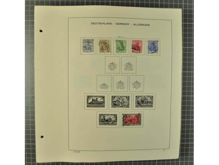 1850/2001 (ca.), postfrischer, anfangs gestempelter und ungebrauchter Sammlungsbestand, dabei Bund und Berlin postfrisch mit 