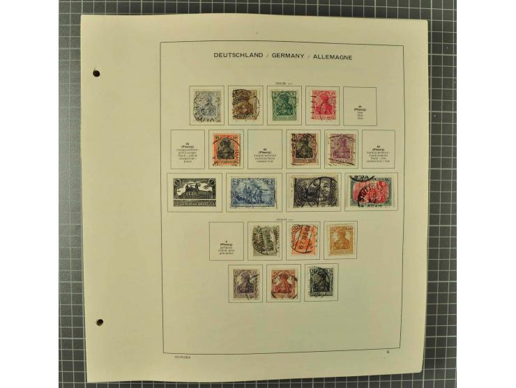 1850/2001 (ca.), postfrischer, anfangs gestempelter und ungebrauchter Sammlungsbestand, dabei Bund und Berlin postfrisch mit 