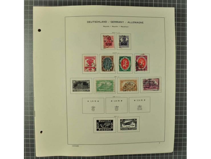 1850/2001 (ca.), postfrischer, anfangs gestempelter und ungebrauchter Sammlungsbestand, dabei Bund und Berlin postfrisch mit 