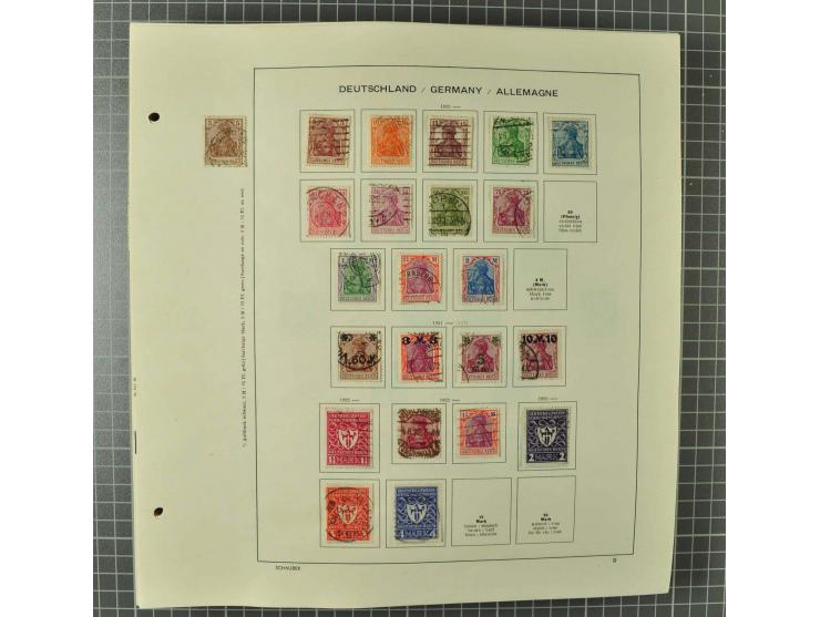 1850/2001 (ca.), postfrischer, anfangs gestempelter und ungebrauchter Sammlungsbestand, dabei Bund und Berlin postfrisch mit 