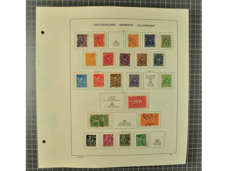 1850/2001 (ca.), postfrischer, anfangs gestempelter und ungebrauchter Sammlungsbestand, dabei Bund und Berlin postfrisch mit 