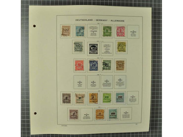 1850/2001 (ca.), postfrischer, anfangs gestempelter und ungebrauchter Sammlungsbestand, dabei Bund und Berlin postfrisch mit 