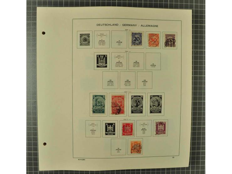 1850/2001 (ca.), postfrischer, anfangs gestempelter und ungebrauchter Sammlungsbestand, dabei Bund und Berlin postfrisch mit 