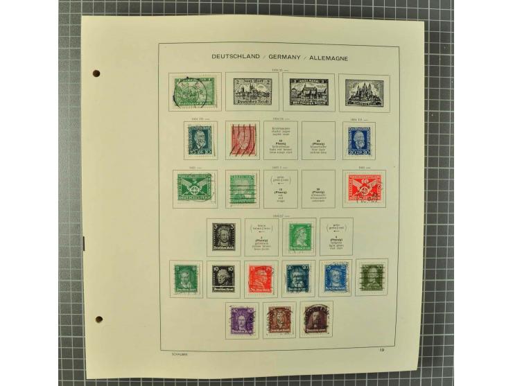 1850/2001 (ca.), postfrischer, anfangs gestempelter und ungebrauchter Sammlungsbestand, dabei Bund und Berlin postfrisch mit 