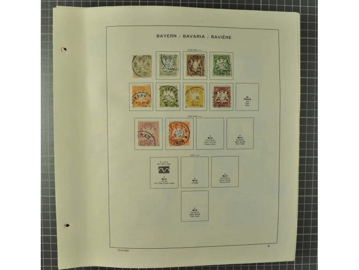 1850/2001 (ca.), postfrischer, anfangs gestempelter und ungebrauchter Sammlungsbestand, dabei Bund und Berlin postfrisch mit 
